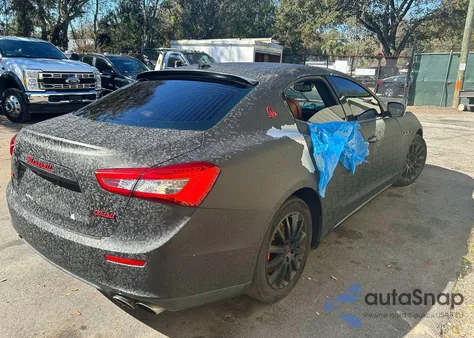 2014 Maserati Ghibli S z USA, uszkodzony, nr VIN ZAM57RTA6E1103656